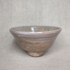 白磁茶碗 詳細不明 検）李朝 堅手 高麗茶碗 朝鮮美術 粉引 井戸茶碗