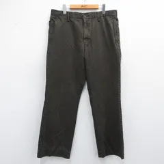W37/古着 ドッカーズ パンツ メンズ コットン濃茶系 ブラウン 25apr18 中古 ボトムス ロング
