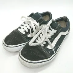 ◇ VANS ヴァンズ スニーカー サイズ23 ブラック ホワイト レディース E  【1406180066437】