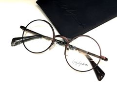 正規品 公式ボックス EAN付属 69000円相当 YOHJI YAMAMOTO メガネフレーム 眼鏡 ヨウジヤマモトメンズ レディース フランス製 ブランド 丸型 b