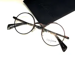 正規品 公式ボックス EAN付属 69000円相当 YOHJI YAMAMOTO メガネフレーム 眼鏡 ヨウジヤマモト メンズ レディース フランス製 ブランド 丸型 b y-3