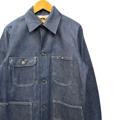 デッドストック!! 70s ビンテージ Key デニム カバーオール ジャケット インディゴ 36 ヴィンテージ 70年代 USA製 Deadstock 未使用品 アメリカ製 vintage キー チョアジャケット