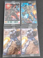 aca273 ガンダム ガンプラ パッケージ アート コレクション ウエハース バンダイ 未開封 036 ギャン 060R ザクⅡ 049 ギラ・ドーガ
