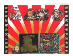 ロッテ ワンピースマンチョコRED オンラインショップ限定 特別シール「ウタロココ&シャンクス」 台紙付