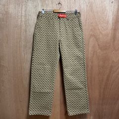 トレンド【supreme シュプリーム  【商品名】khaki monogram work pants /モノグラム 総柄/ワークパンツ パンツ