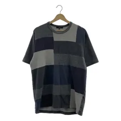 COMME des GARCONS HOMME / コムデギャルソンオム | 2019SS | パッチワーク クルーネック オーバー Tシャツ カットソー | L | グレー系 | メンズ