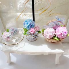 #549 ミニチュア　紫陽花セット　＊⑮