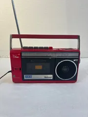 お値下げしました！ラジオ　ナショナル　昭和レトロ　ジャンク品 National ナショナル ラジオカセットレコーダー RX-5600 昭和