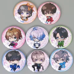 【中古】バッジ・ピンズ [単品] 集合 描きおろしちびキャラ缶バッジ8個セット 「Switchソフト 7’scarlet for Nintendo Switch スペシャルステラセット」 同梱特典