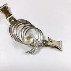 733黒紐とオニキスのゴールド系マスクホルダー　 フックにより太い紐対応