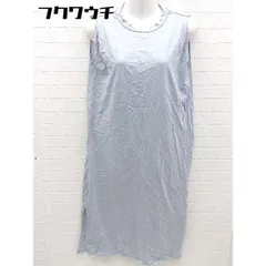 ◇ SENSE OF PLACE センスオブプレイス URBAN RESEARCH ノースリーブ ロング ワンピース サイズF ブルー レディース 【中古】 【1002801846862】