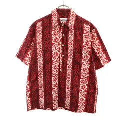 T&L Muumuu Factory ティーアンドエルムームーファクトリー 80s 90s オールド ハイビスカス柄 半袖 アロハシャツ レッド プルオーバー メンズ 古着