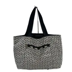 LESPORTSAC(レスポートサック) トートバッグ - グレー×黒×白 リバーシブル/ハート