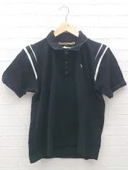 ◇ arnold palmer アーノルドパーマー 半袖 ポロシャツ 2 ブラック ホワイト * 1002800221691 【中古】 【1002800221691】