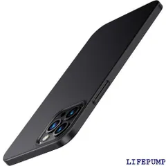 2023最新 肌触り良し TORRAS iPhone12 /12Pro 用ケース 超薄 6.1インチ マット質感 PC ガラスフィルム付属 指紋/擦り傷防止 さらさら 手触り アイフォン 12 Pro用耐衝撃カバーブラック Wisdom Series 266