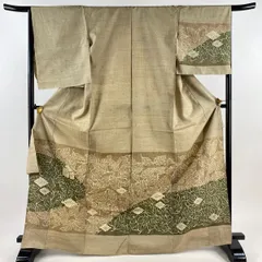 金糸 銀彩 大輪 訪問着 仮絵羽 未仕立て品 正絹 八掛付 舞台衣装 大衆演劇 金糸 銀彩 大輪 訪問着 仮絵羽 未仕立て品 正絹 八掛付 舞台衣装