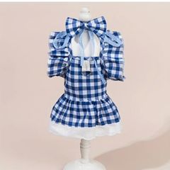 新品 L.W.D 犬と生活 犬服 クールギンガムワンピース 1号 - メルカリ