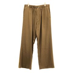 TOZAOU トザオウ mini TRACK Slacks トラックスラックスパンツ  ブラウン L