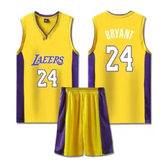 大人用 コービー 24番 バスケットボールユニフォーム 速乾練習着 普段着る 誕生日 プレゼント イエロー