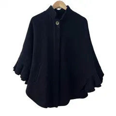 sov akkoコラボ ナイロンボンバーポンチョコート⭐︎裏起毛ダブル