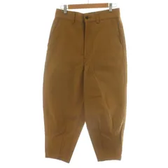 ジュンヤワタナベマン JUNYA WATANABE MAN AD2021 21AW クロップドパンツ ジッパーフライ コットン XS ベージュ WH-P015 /AN39のサムネイル