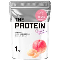 プロテイン ピーチ 1kg ザプロ THE PROTEIN ホエイプロテイン 美味しい ダイエット 女性 男性 プロテインダイエット 甘すぎない 高たんぱく 送料無料 桃