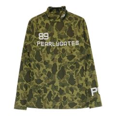 PEARLY GATES カモフラ柄 モックネック 長袖シャツSサイズ - メルカリ