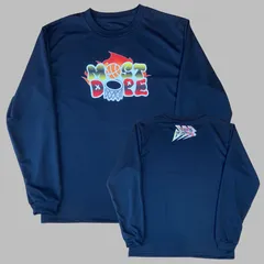 新品 バスケ ロンT ブラック ドライ 長袖 バスケットボール メンズ レディース キッズ ジュニア ミニバス ロングスリーブTシャツ サイズ 140 150 SS S M L LL 黒 MOST DOPE