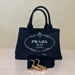 ▪️PRADA プラダ カナパ 2wayバック ハンドバック ショルダーバック トートバック キャンバス ブラック