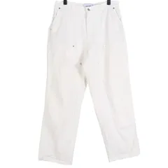 プラスチックプロダクト 白 カーペンター パンツ L /k500