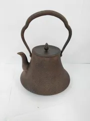 鉄瓶南部鉄器富士型アンティーク骨董会津地方の旧家で使われてた鉄瓶