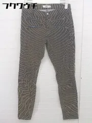 ◇ 0039 ITALY ストライプ パンツ サイズXS ベージュ ネイビー レディース  【中古】 【1108310001560】