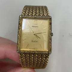 SEIKOセイコー DOLCE ドルチェゴールド文字盤ゴールドヴィンテージ腕時計 SEIKO セイコー Dolce ドルチェ 14金 ゴールド色文字盤 クォーツ