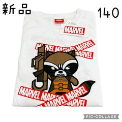 ＊新品＊MARVEL　ロケット　トップス　Tシャツ　１４０　イラスト　ウォルトディズニー　映画化　コミックキャラクター　アライグマ C160