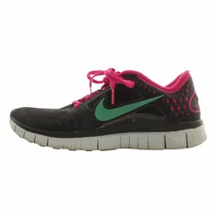 ナイキ NIKE フリーラン FREE RUN 3 スニーカー ローカット US7 24cm 黒 ブラック ピンク 510643-036 /XZ ■GY18のサムネイル