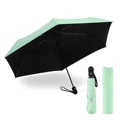 【皮膚科医師監修】 日傘 uvカット 折りたたみ傘 【超軽量 215g・国際検査機関・UPF50+認証済み】 折り畳み傘 ワンタッチ自動開閉 超コンパクト 傘 折り畳み日傘 紫外線遮断 耐風撥水 晴雨兼用 携帯便利 メンズ レディース (グリーン) 1