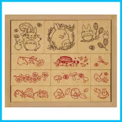 【人気商品】ジブリ となりのトトロ ハンコ スタンプ ビバリー 草花はんこ 秋冬 SOH-008