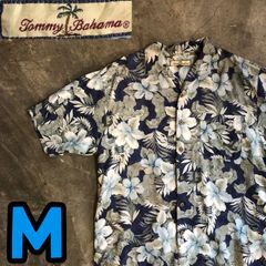 T6023 Tommy Bahama アロハシャツ　トロピカル　古着