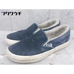 ◇ VANS バンズ スリッポン スニーカー シューズ 23.5ｃｍ ネイビー レディース 【1002801626778】