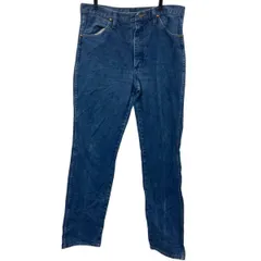 Wrangler デニムパンツ W33 ブルー ジップアップ カジュアル 古着卸 アメリカ仕入 2507-599