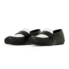 【新品】コンバース CONVERSE メンズ レディース ローファー オールスター コインローファー ブラック/ホワイト ALL STAR COINLOAFER