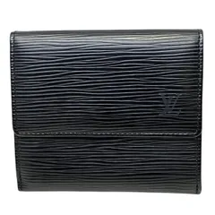 ルイヴィトン　Louis Vuitton　エピ　ポルトモネ　ビエ　カルト　クレディ　M63482　ダブルホック　3つ折り財布　ユニセックス　美品