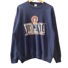 【海外規格L】古着 90s SOFFE スウェットシャツ University of Virginia カレッジ系 USA製