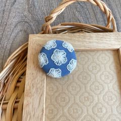 刺繍【ヘアゴム】【ポニーフック】【ブローチ】選べるパーツ　no.95