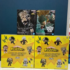 未開封　僕のヒーローアカデミア　どんぶり　雑貨　生活雑貨　フィギュア　4点セット　バンプレスト　バンダイ　バンダイナムコ　（ME28-2572)