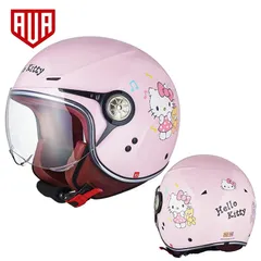 hello kittyレディースジェットヘルメット 女性バイクヘルメット