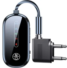 新品 Bluetooth 5.4 トランスミッター 2台同時接続 Bluetooth レシーバー 13時間連続運転 送信機&受信機 一台二役 イヤホンジャック 3.5mm対応 充電しながら使用可 スピーカー/テレビ/ホームステレオなど適用【飛行機用プラグ付】