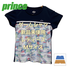 ＜新品・未使用＞Prince/ プリンス　レディース　ゲームシャツ　ネイビー　Mサイズ　WS1065