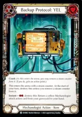 【中古】Flesh and Blood EVO082[C]：Backup Protocol： YEL