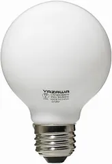(送料込)ヤザワコーポレーション ボール電球 60W形 径70mm ホワイト GW100V57W70